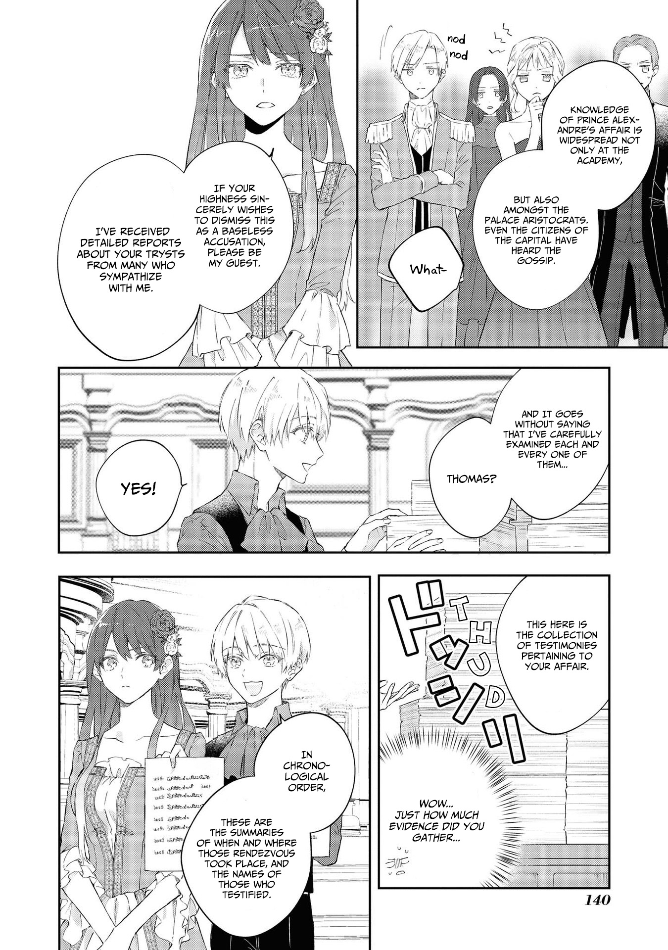 Halaman dari Though I May Be a Villainess, I'll Show You I Can Obtain Happiness! Chapter 5