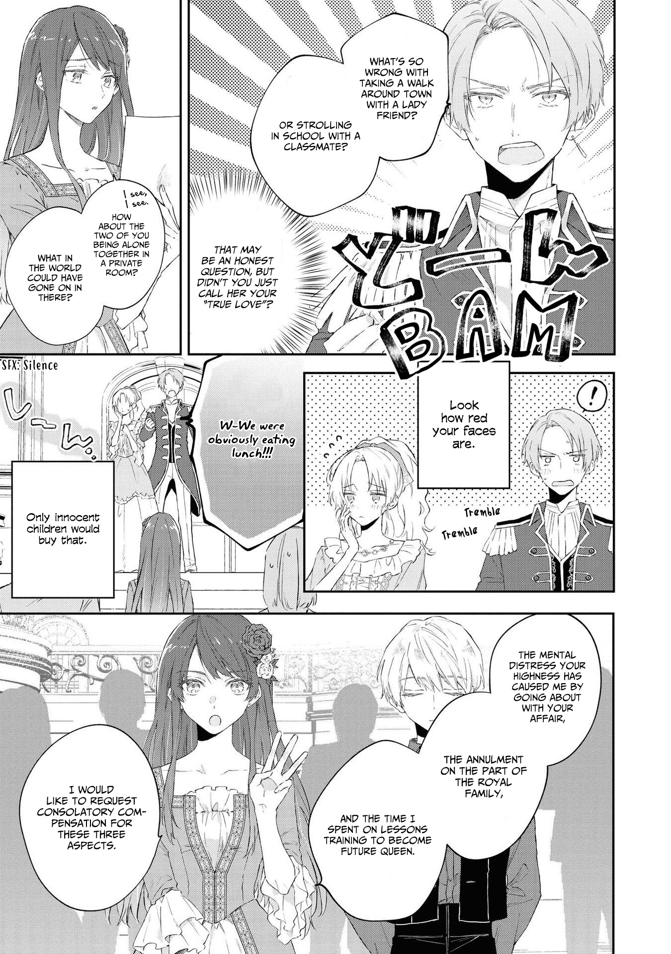 Halaman dari Though I May Be a Villainess, I'll Show You I Can Obtain Happiness! Chapter 5