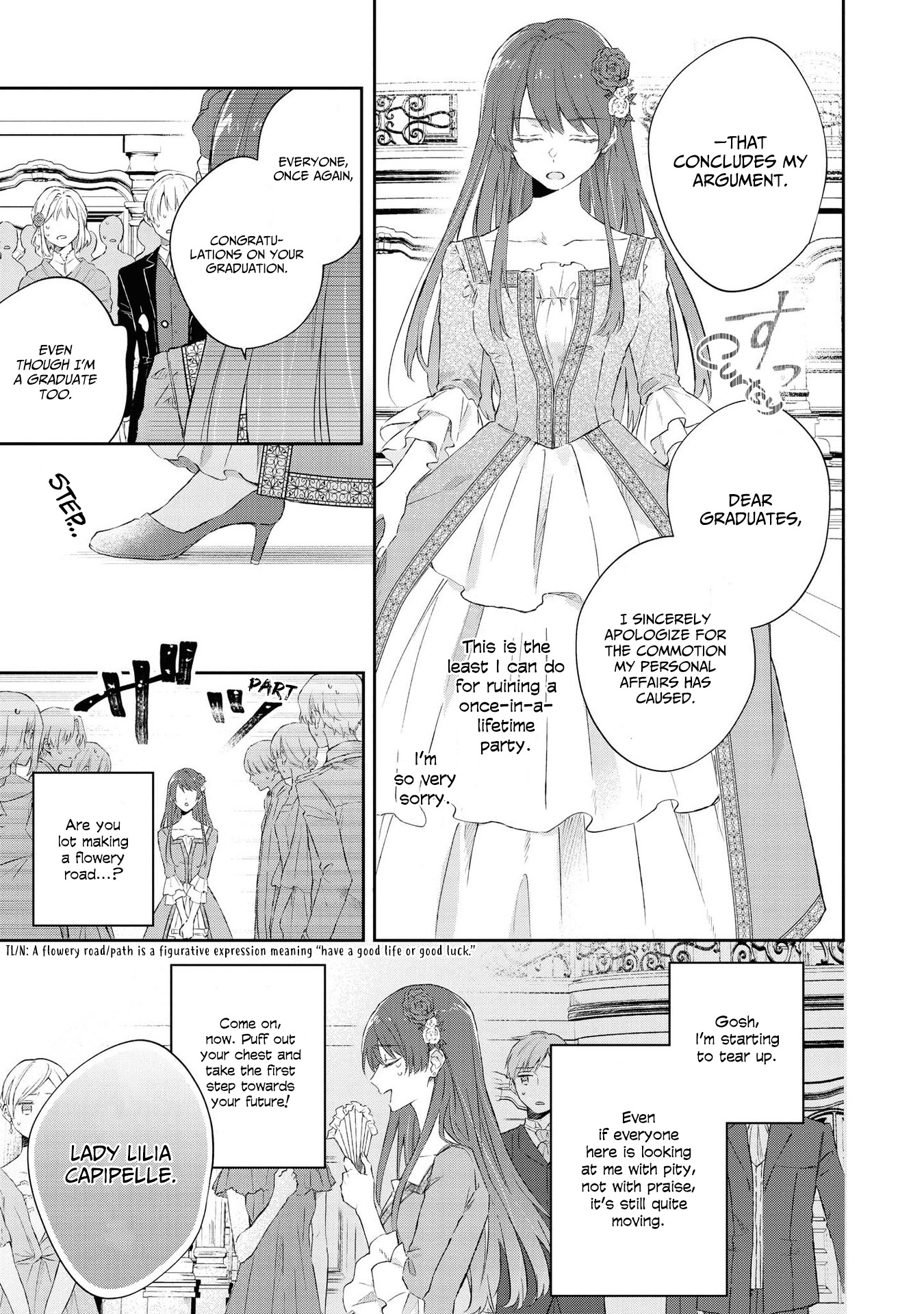 Halaman dari Though I May Be a Villainess, I'll Show You I Can Obtain Happiness! Chapter 5