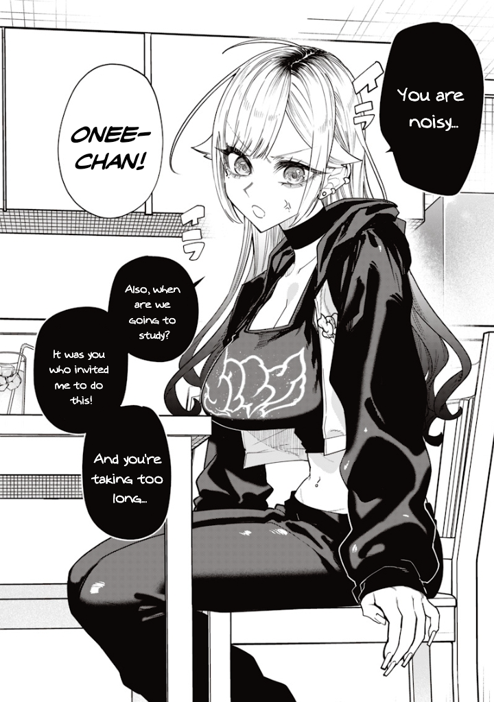Halaman dari Namaiki na Gal Ane wo Wakaraseru Hanashi Chapter 22