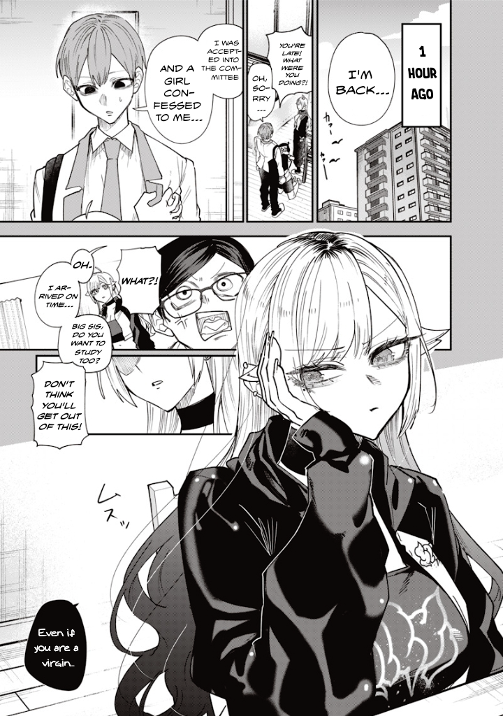 Halaman dari Namaiki na Gal Ane wo Wakaraseru Hanashi Chapter 22
