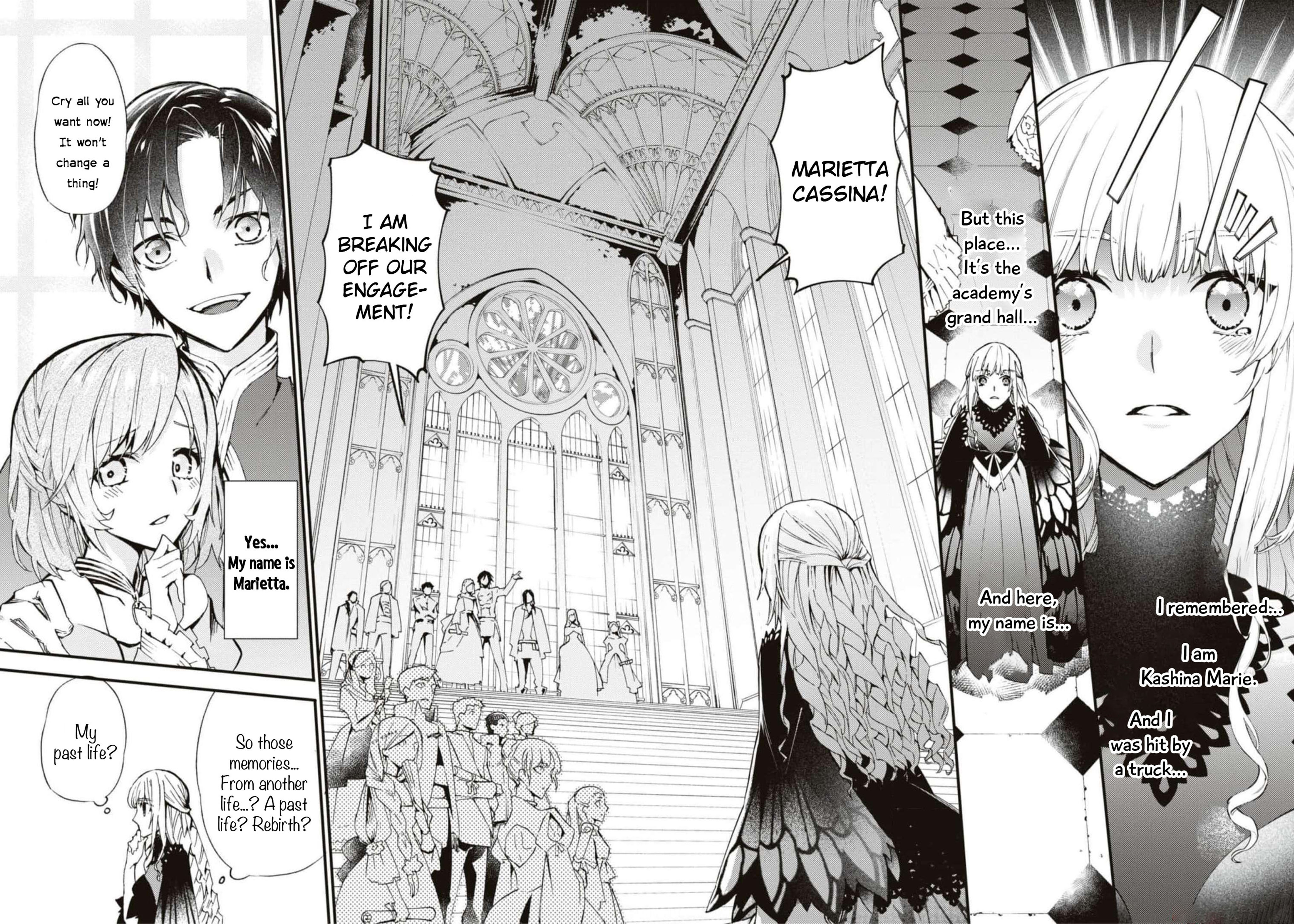Halaman dari Though I May Be a Villainess, I'll Show You I Can Obtain Happiness! Chapter 3