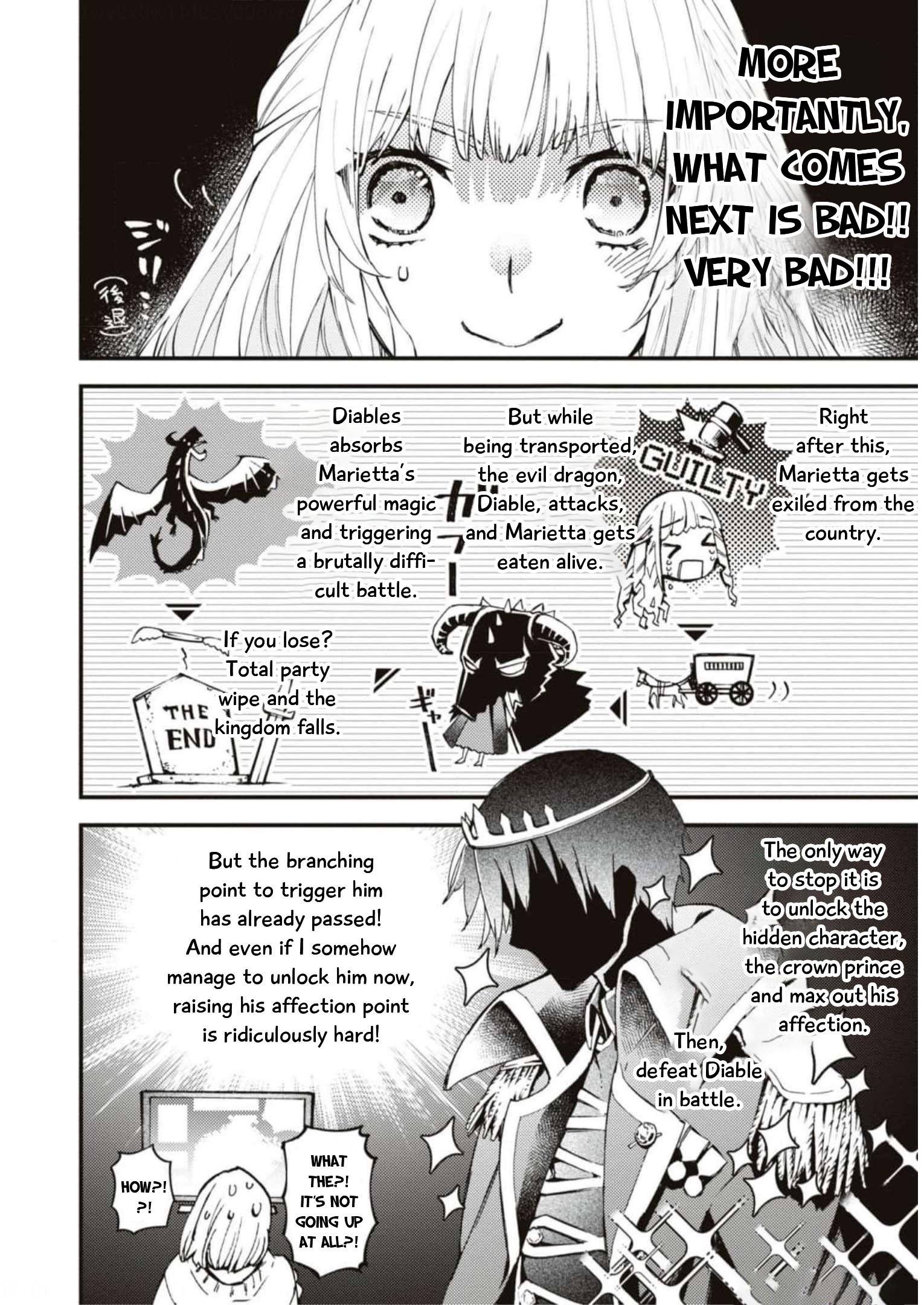 Halaman dari Though I May Be a Villainess, I'll Show You I Can Obtain Happiness! Chapter 3