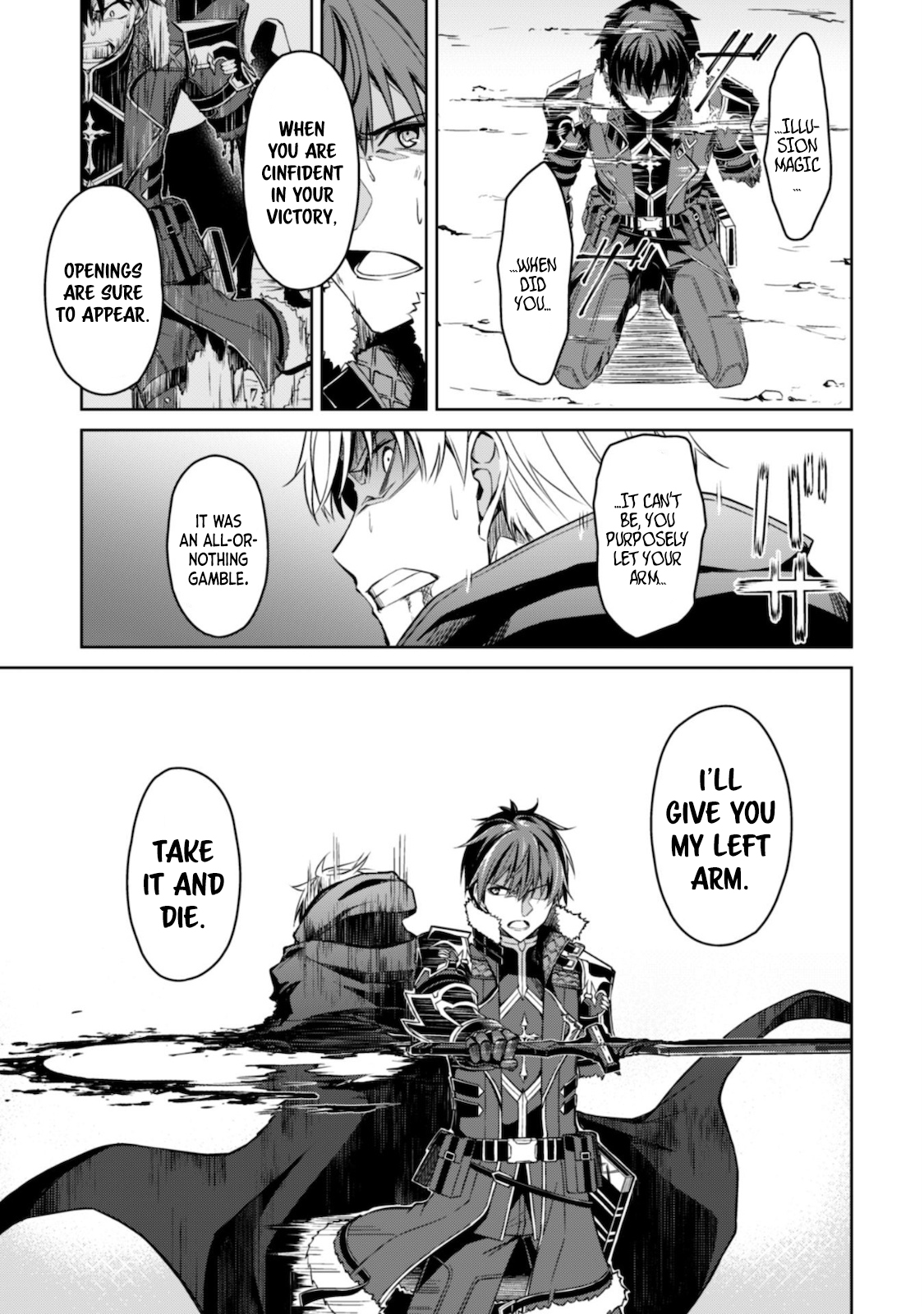 Halaman dari Boushoku no Berserk ~Ore dake Level to Iu Gainen wo Toppa suru~ Chapter 29