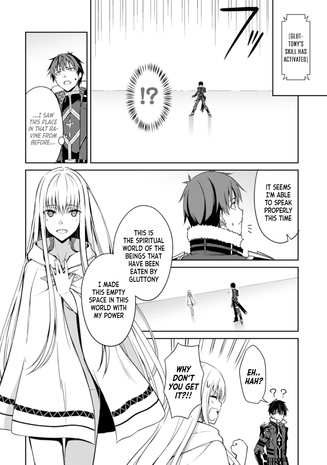 Halaman dari Boushoku no Berserk ~Ore dake Level to Iu Gainen wo Toppa suru~ Chapter 29