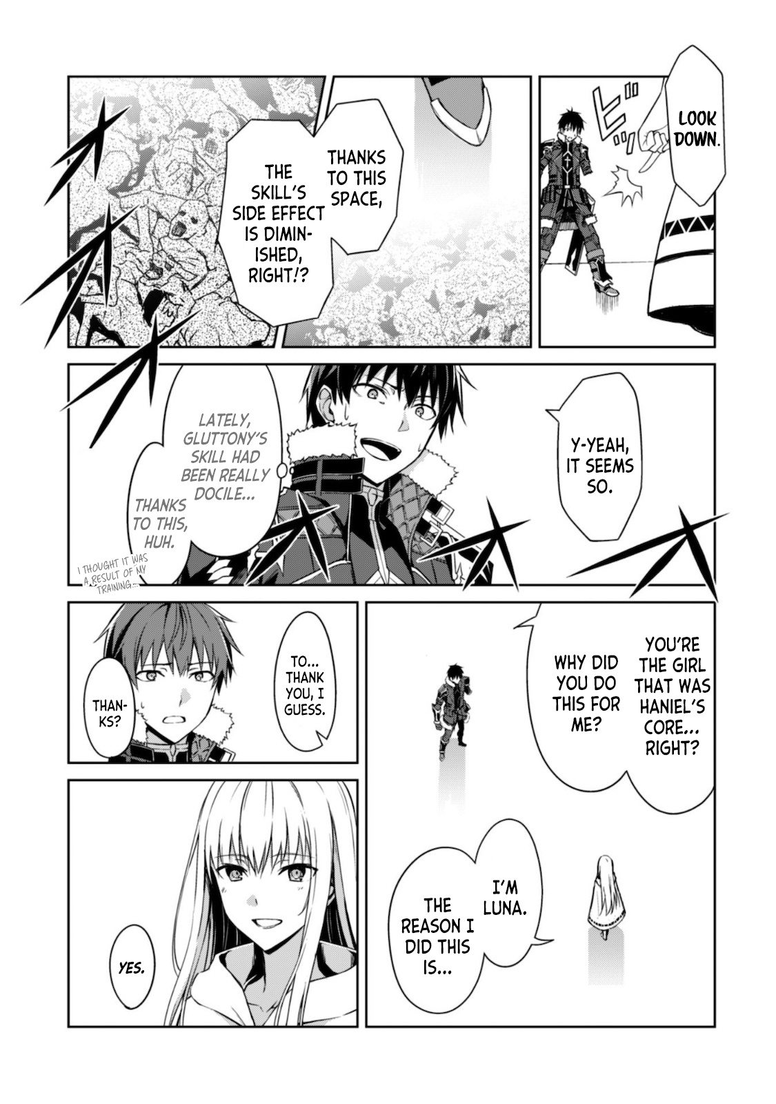 Halaman dari Boushoku no Berserk ~Ore dake Level to Iu Gainen wo Toppa suru~ Chapter 29