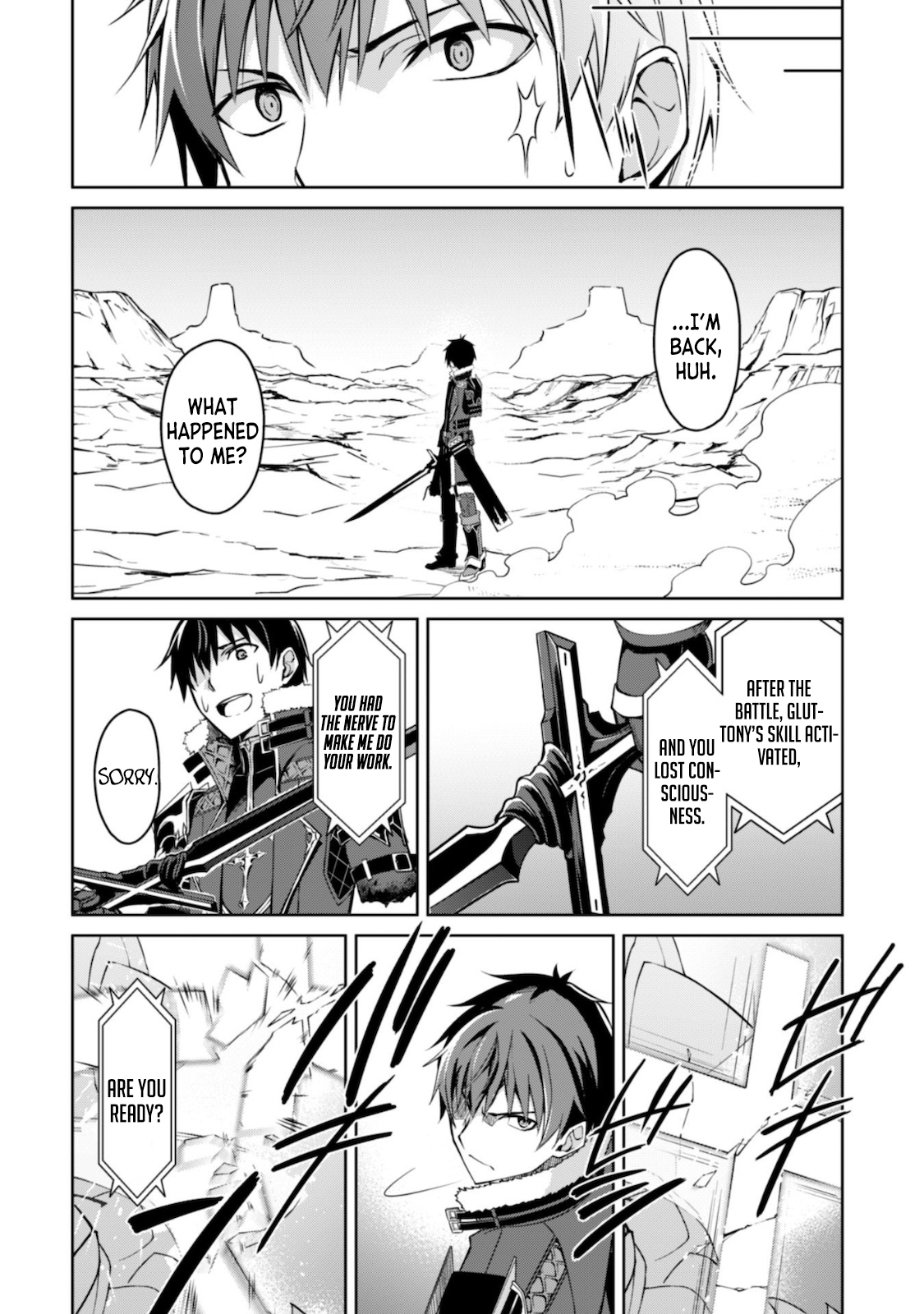 Halaman dari Boushoku no Berserk ~Ore dake Level to Iu Gainen wo Toppa suru~ Chapter 29