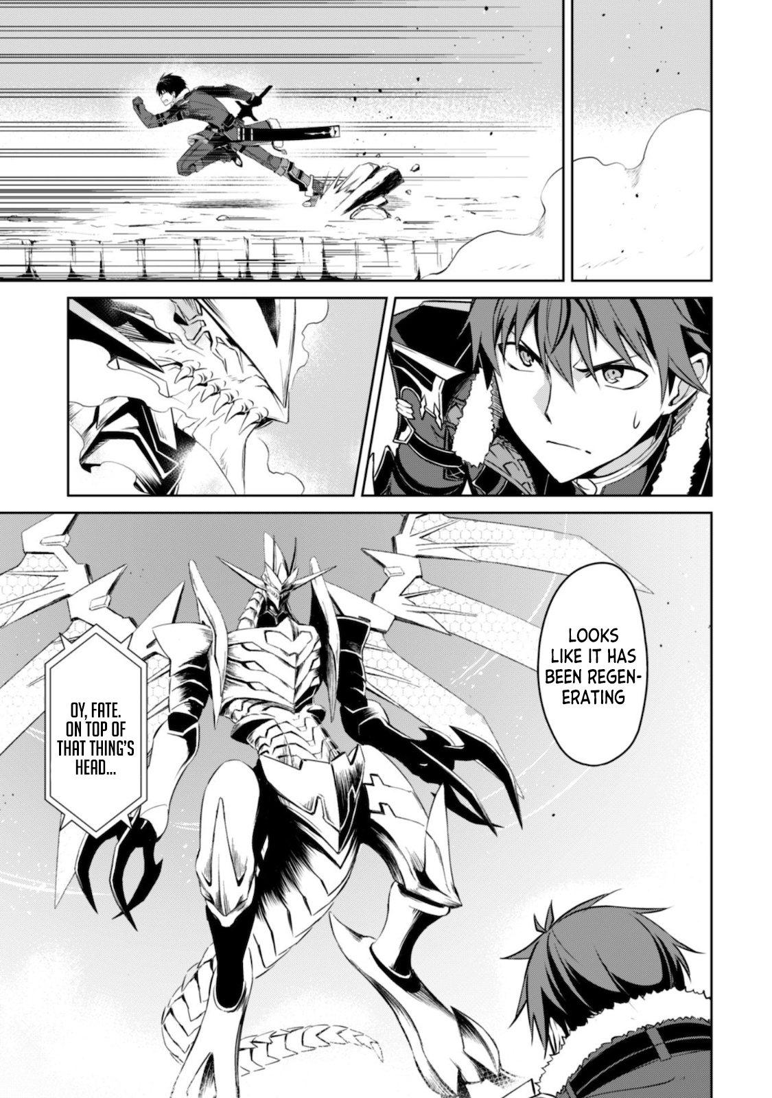 Halaman dari Boushoku no Berserk ~Ore dake Level to Iu Gainen wo Toppa suru~ Chapter 29