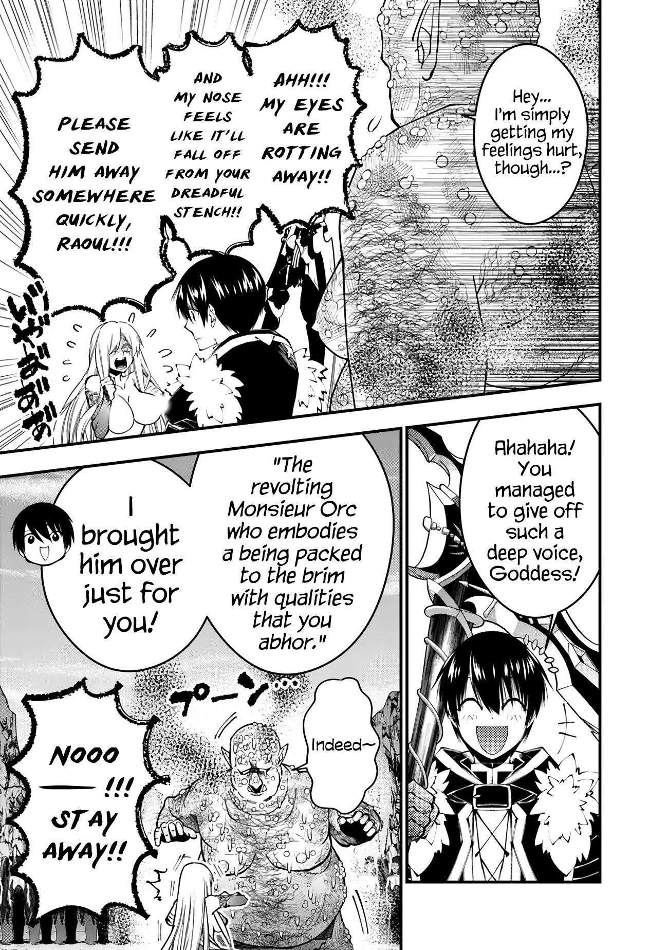 Halaman dari Fukushuu o Koinegau Saikyou Yuusha wa, Yami no Chikara de Senmetsu Musou Suru Chapter 83
