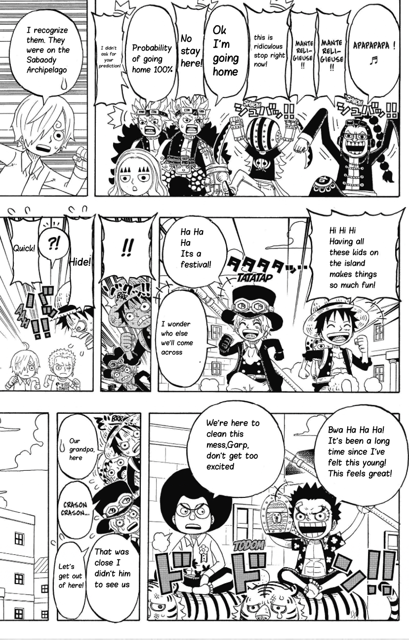 Halaman dari One Piece Party Chapter 21