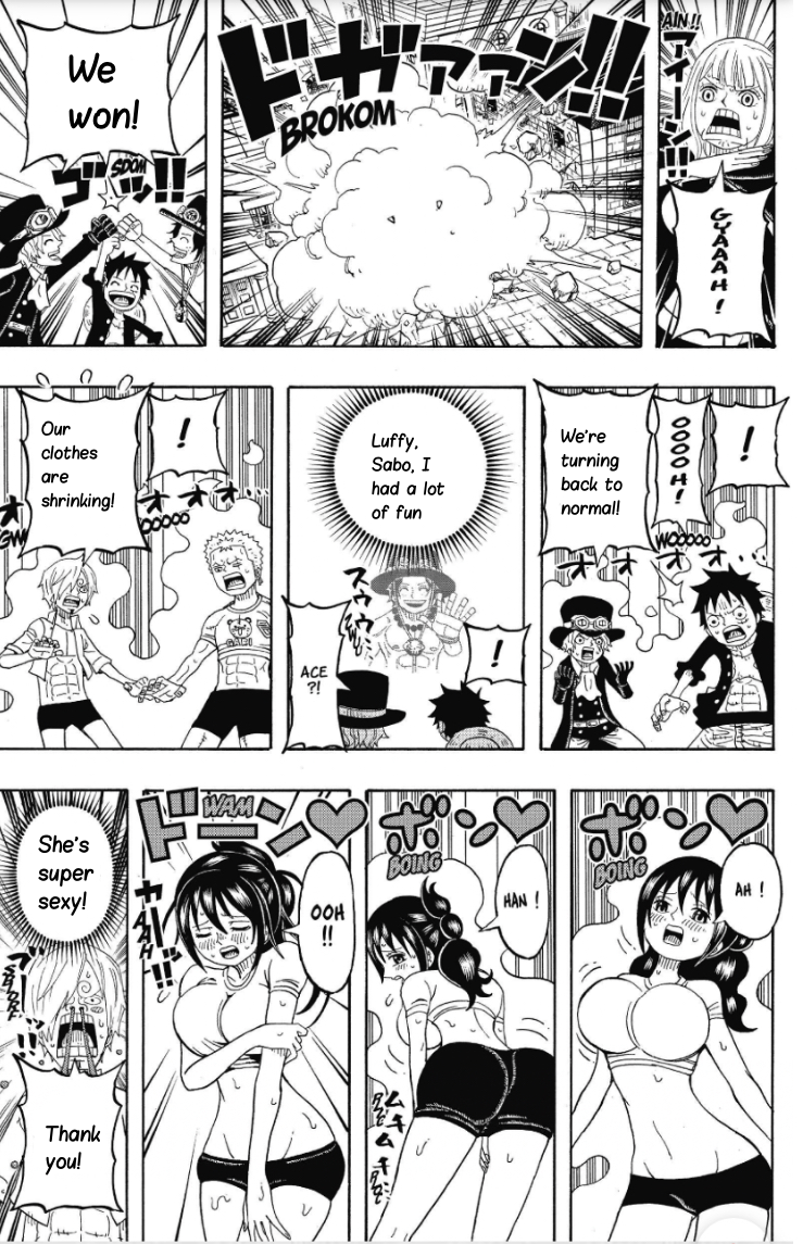 Halaman dari One Piece Party Chapter 21