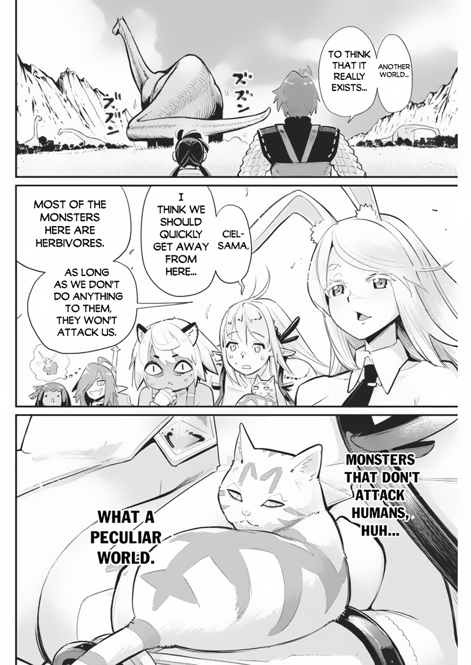 Halaman dari S-Rank Monster no "Behemoth" Dakedo, Neko to Machigawarete Elf Musume no Pet to Shite Kurashitemasu Chapter 70