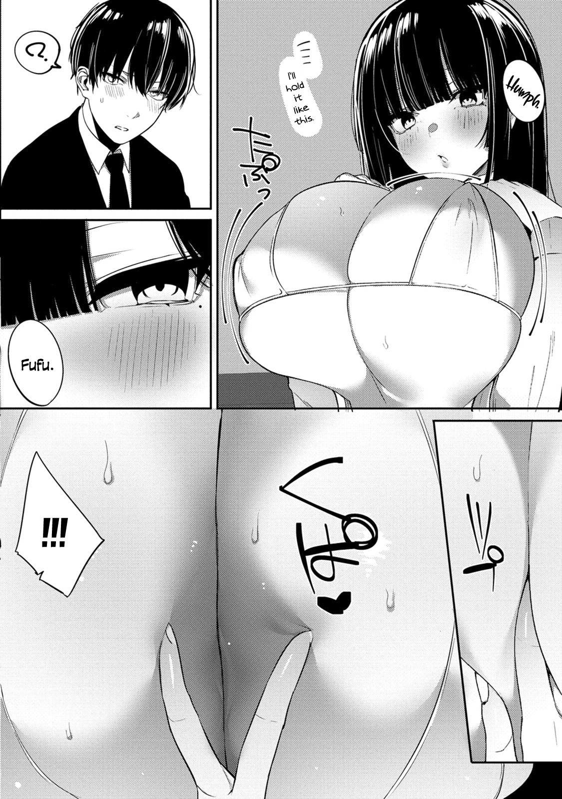Halaman dari Mukuchina Miyashita-san no Shikiyoku Channel Chapter 2