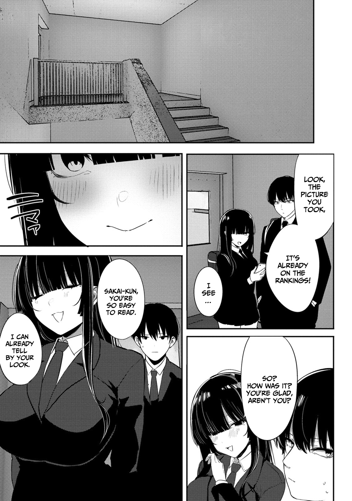 Halaman dari Mukuchina Miyashita-san no Shikiyoku Channel Chapter 2