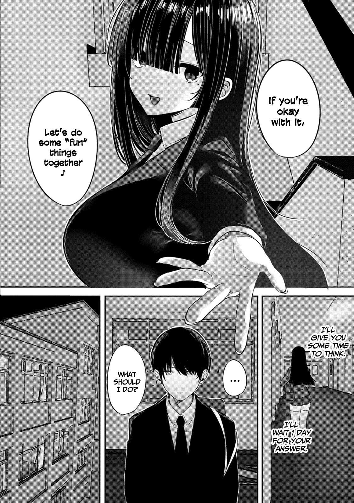 Halaman dari Mukuchina Miyashita-san no Shikiyoku Channel Chapter 2