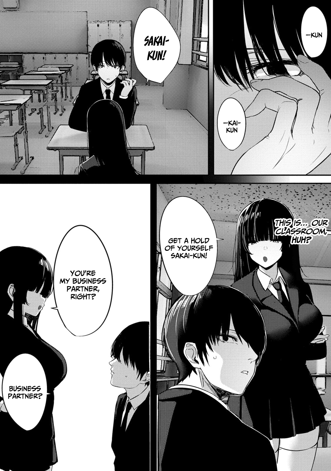 Halaman dari Mukuchina Miyashita-san no Shikiyoku Channel Chapter 2