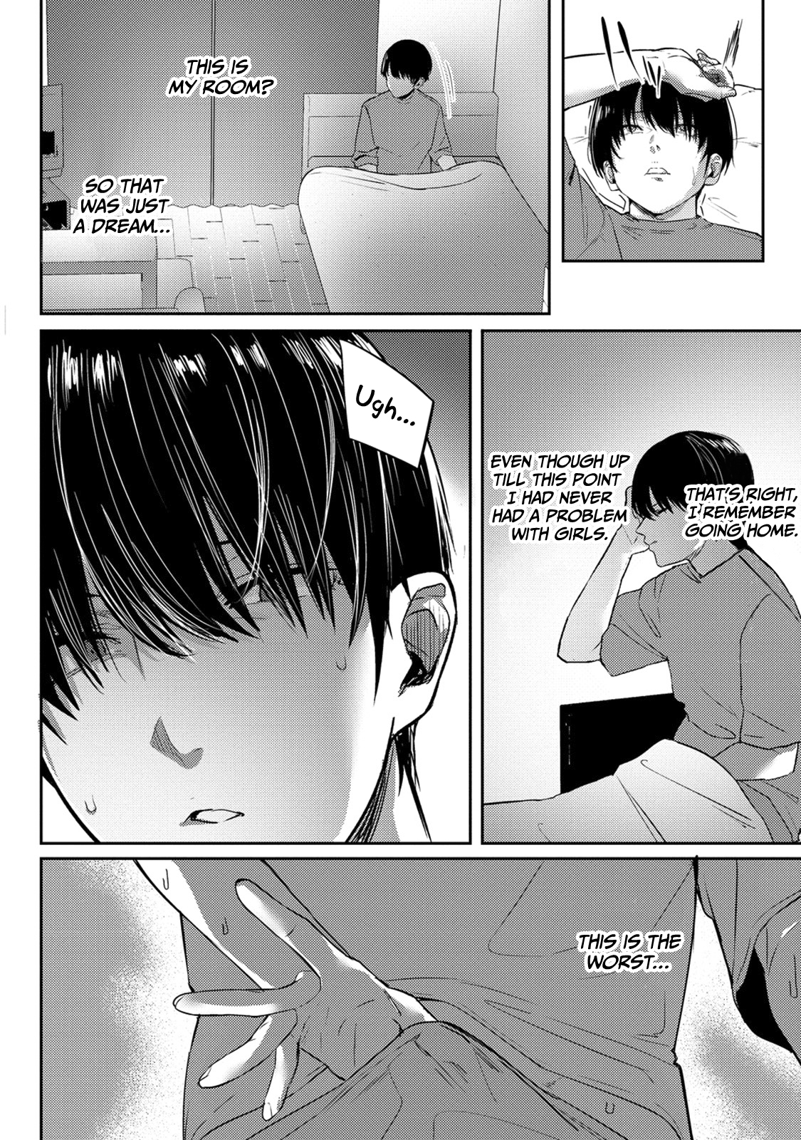 Halaman dari Mukuchina Miyashita-san no Shikiyoku Channel Chapter 2