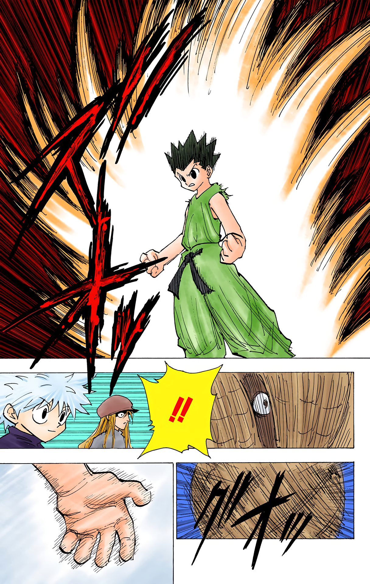 Halaman dari HUNTER x HUNTER (Official Colored) Chapter 195