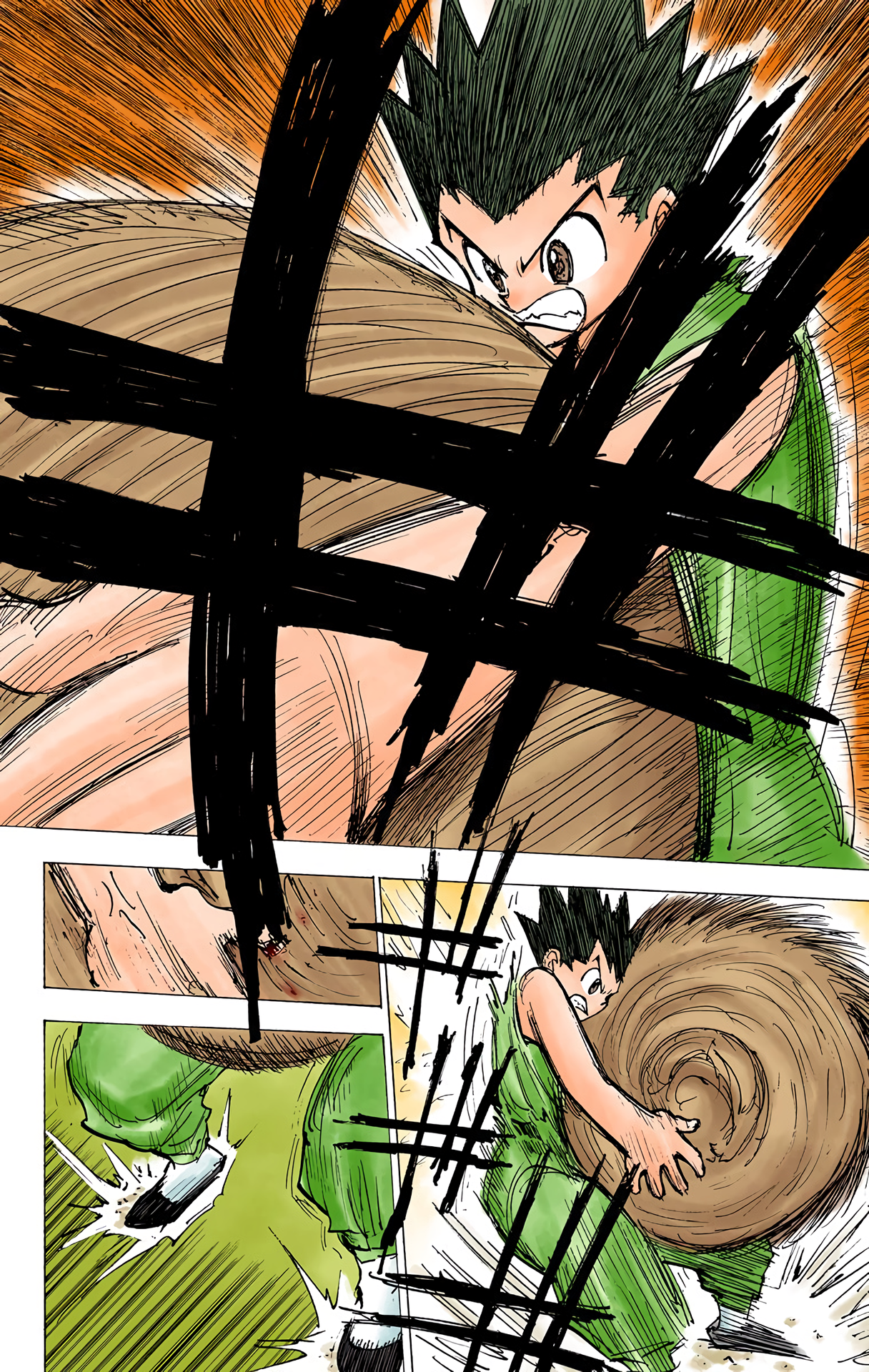 Halaman dari HUNTER x HUNTER (Official Colored) Chapter 195