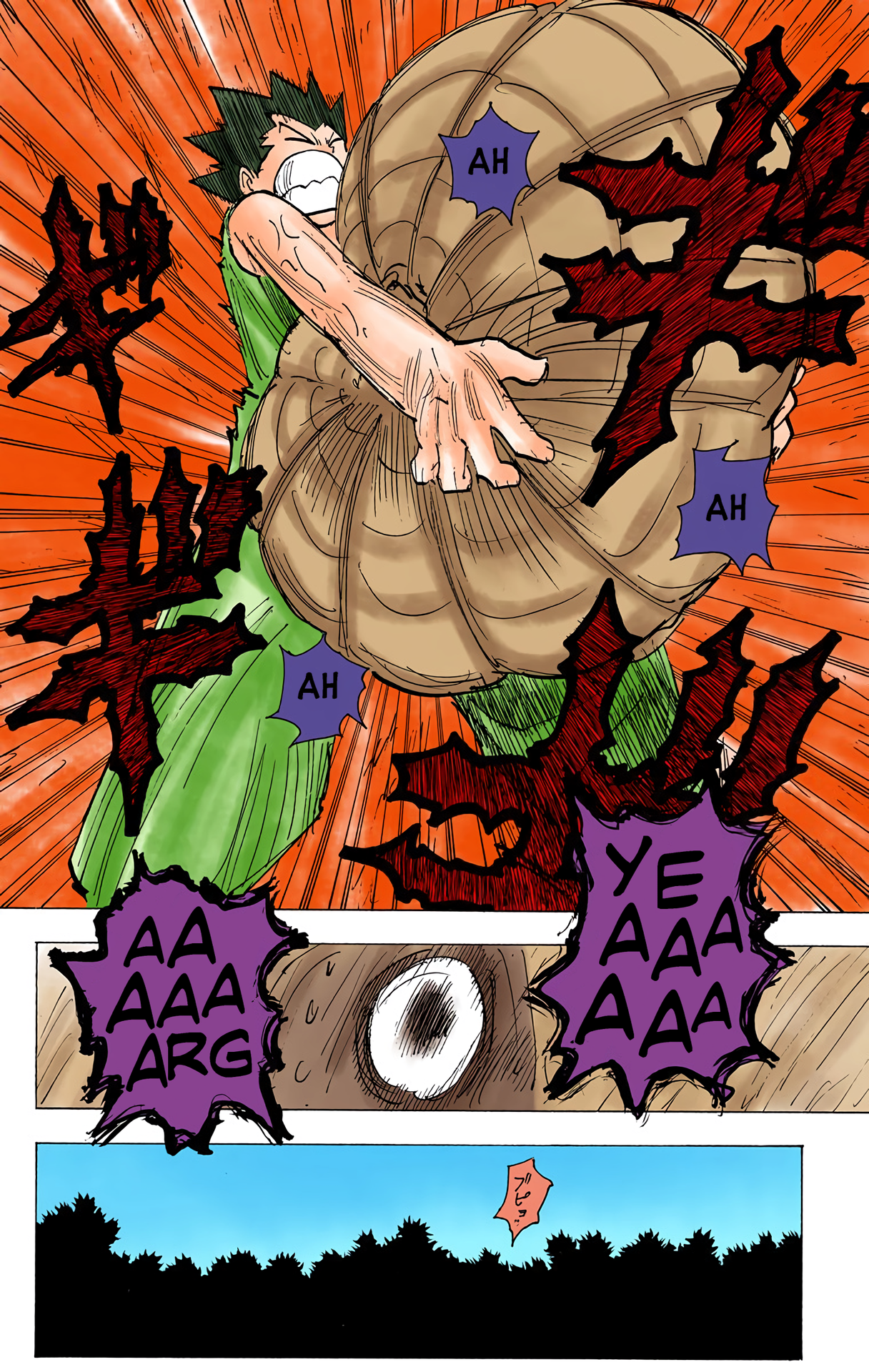 Halaman dari HUNTER x HUNTER (Official Colored) Chapter 195