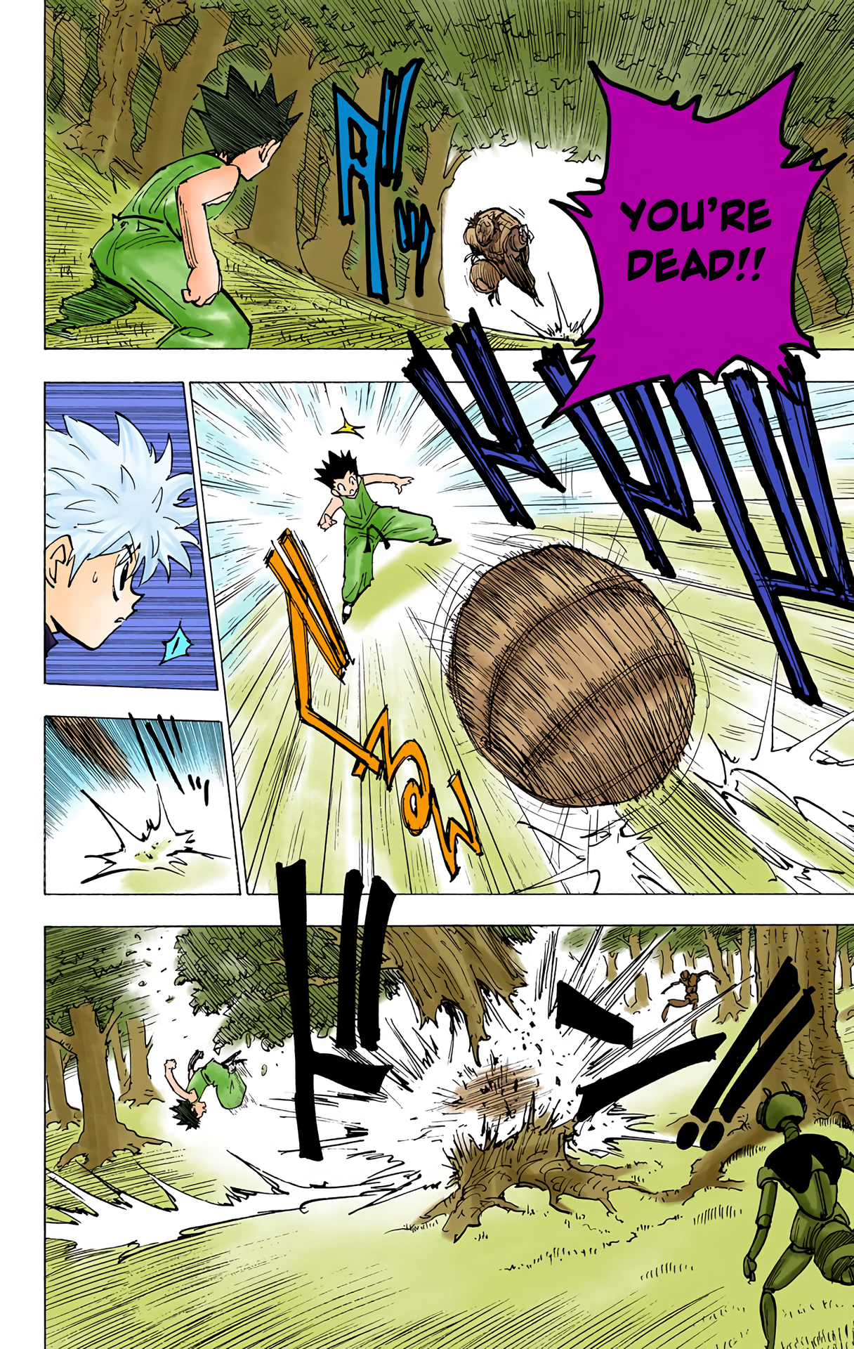 Halaman dari HUNTER x HUNTER (Official Colored) Chapter 195