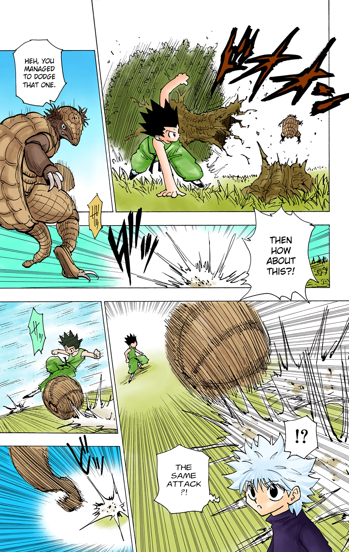 Halaman dari HUNTER x HUNTER (Official Colored) Chapter 195