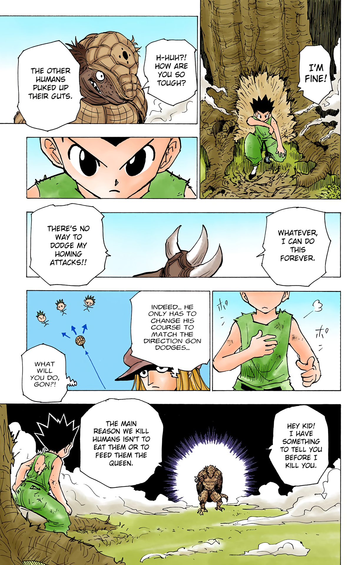 Halaman dari HUNTER x HUNTER (Official Colored) Chapter 195