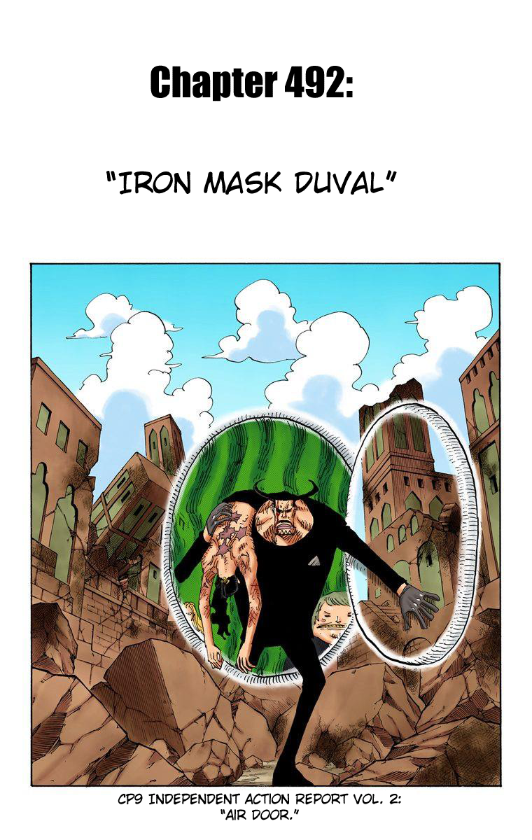 Halaman dari One Piece (Official Colored) Chapter 492