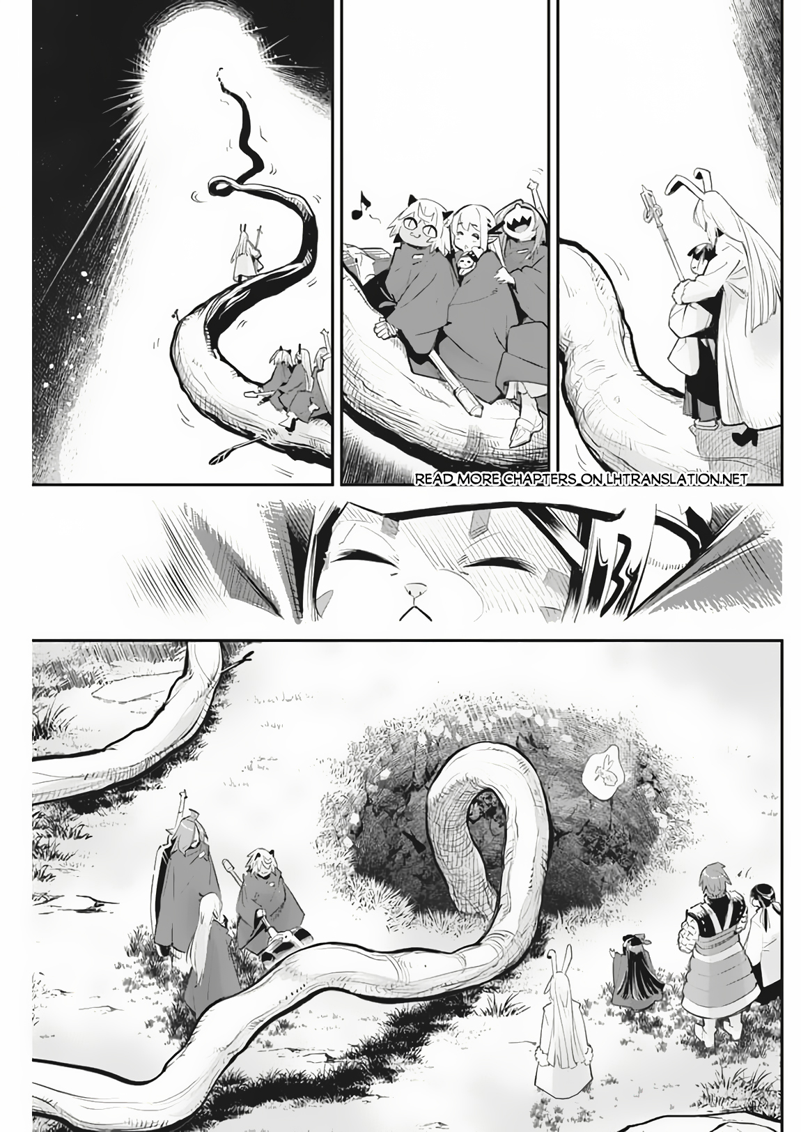 Halaman dari S-Rank Monster no "Behemoth" Dakedo, Neko to Machigawarete Elf Musume no Pet to Shite Kurashitemasu Chapter 72