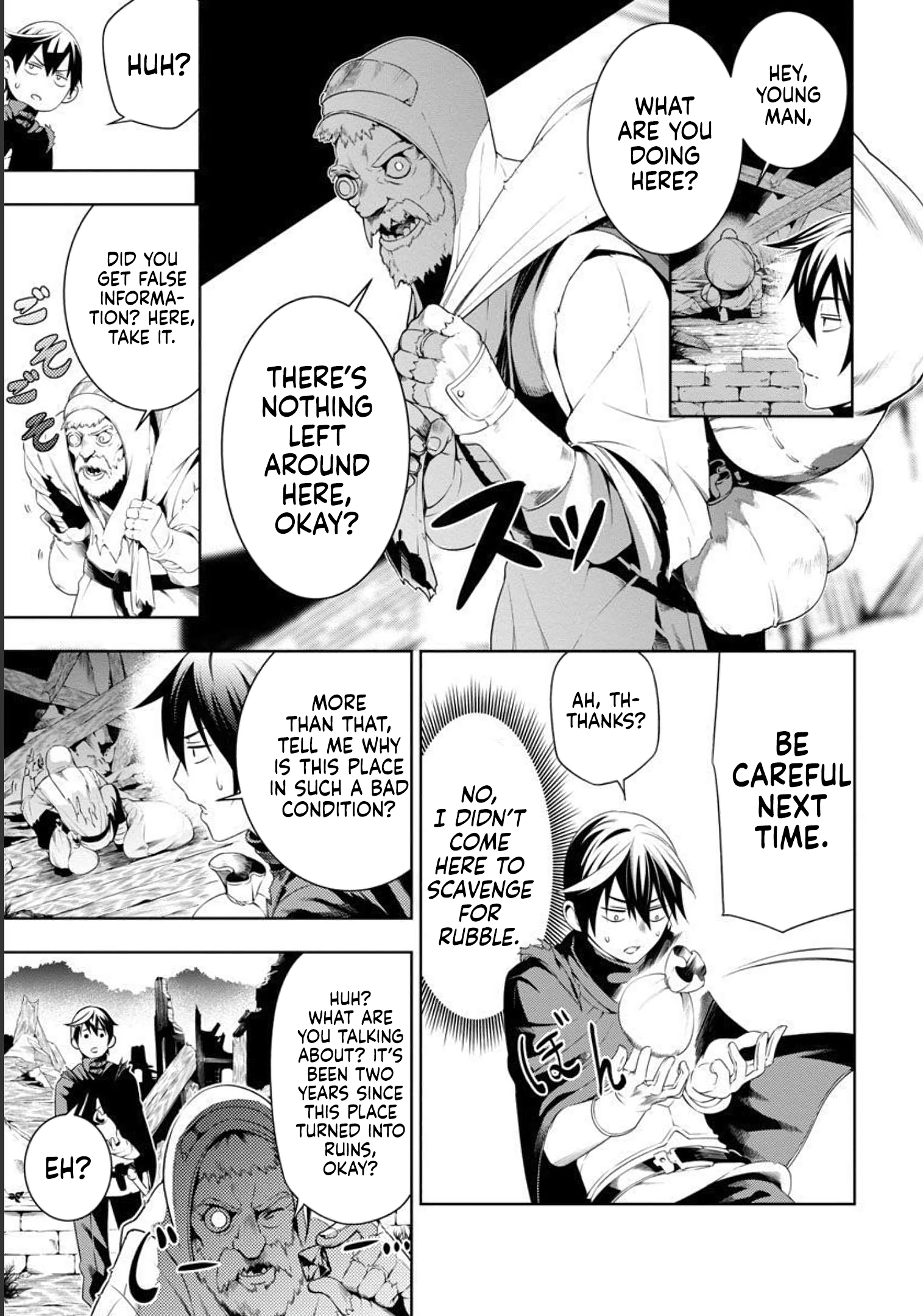 Halaman dari Tsuihousareru Tabi ni Skill wo Te ni Ireta Ore ga, 100 no Isekai de 2-shuume Musou Chapter 3