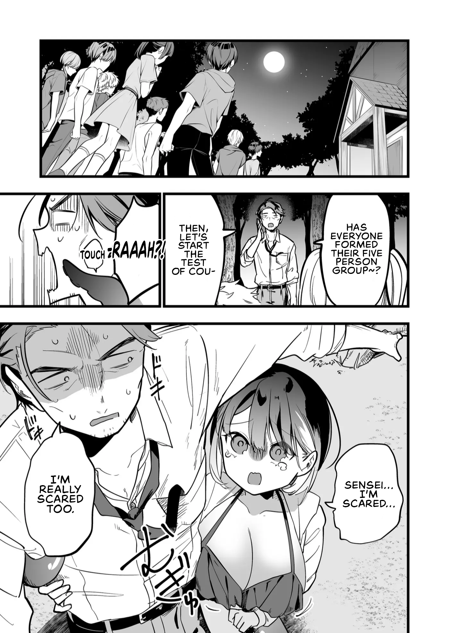 Halaman dari "Ano Toki Tasukete Itadaita Monster Musume desu." Isekai Ossan Kyoushi Totsuzen no Moteki ni Konwaku suru Chapter 46