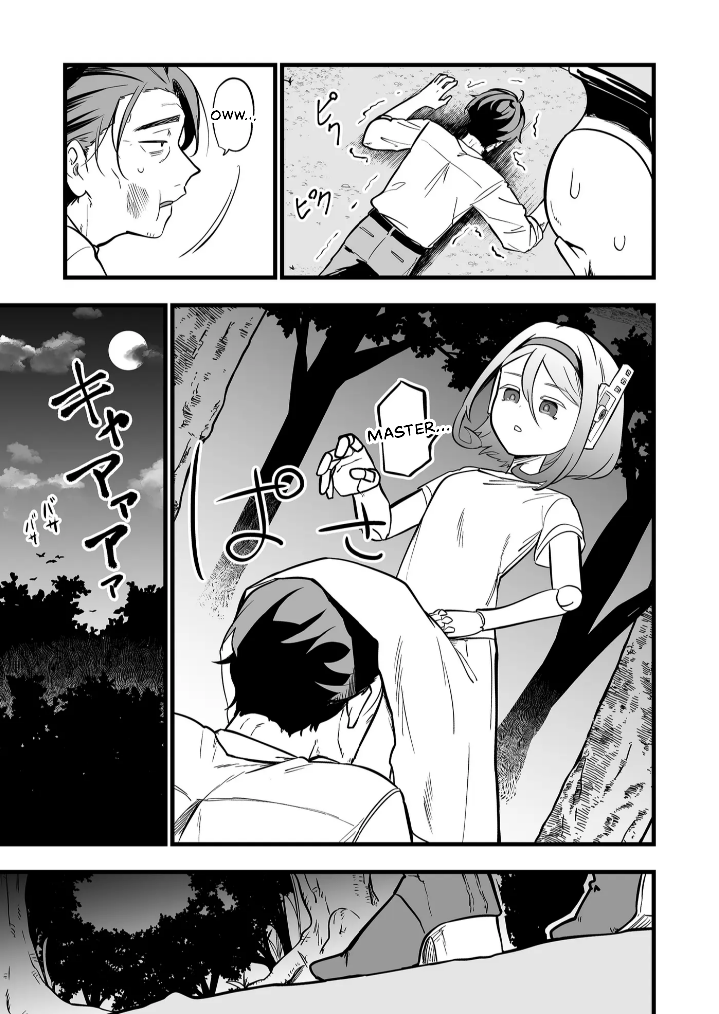 Halaman dari "Ano Toki Tasukete Itadaita Monster Musume desu." Isekai Ossan Kyoushi Totsuzen no Moteki ni Konwaku suru Chapter 46