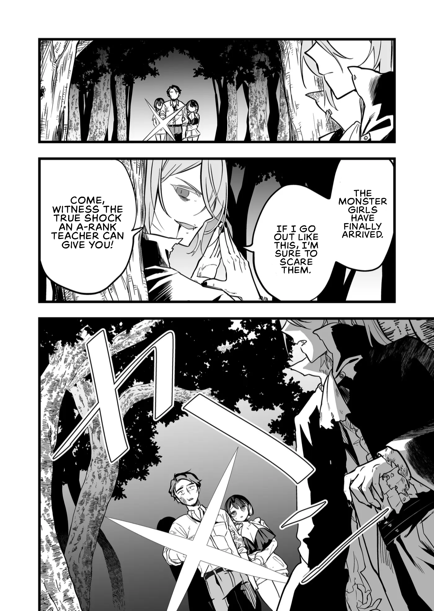 Halaman dari "Ano Toki Tasukete Itadaita Monster Musume desu." Isekai Ossan Kyoushi Totsuzen no Moteki ni Konwaku suru Chapter 46