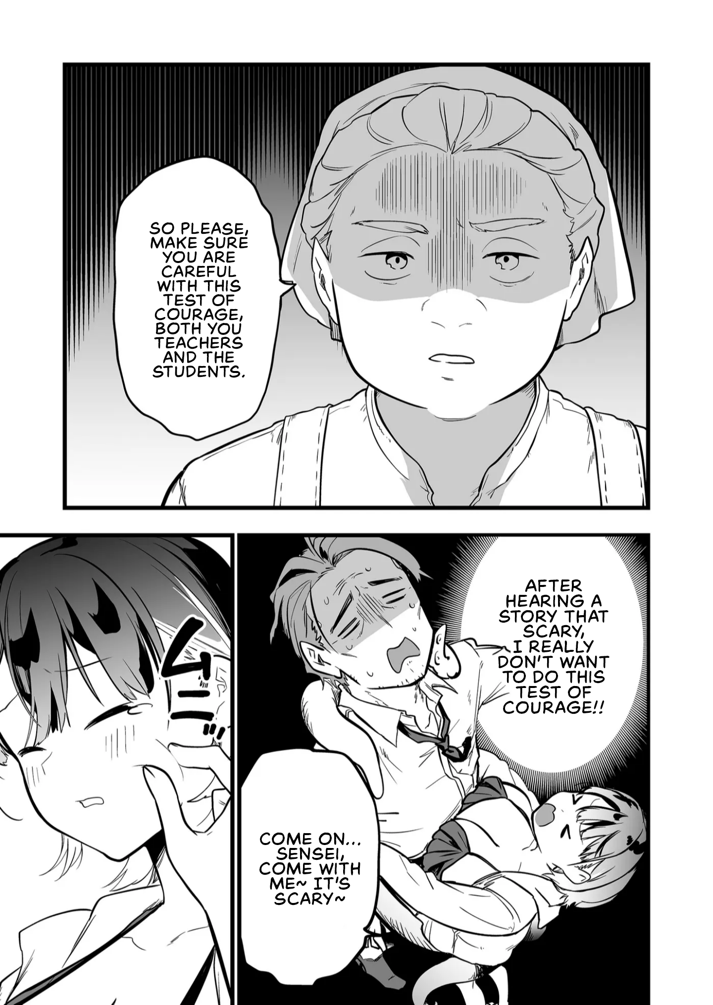 Halaman dari "Ano Toki Tasukete Itadaita Monster Musume desu." Isekai Ossan Kyoushi Totsuzen no Moteki ni Konwaku suru Chapter 46