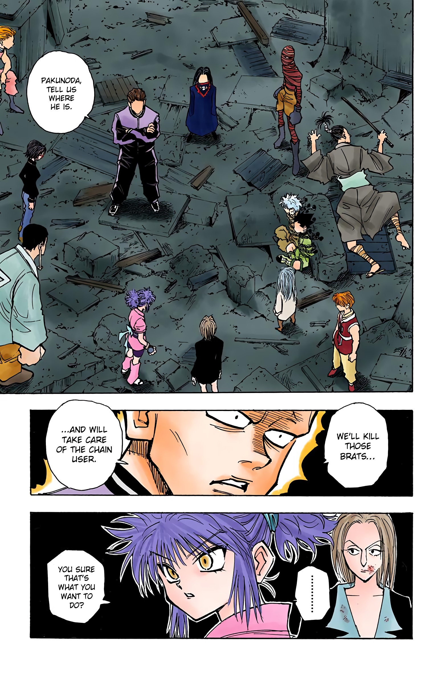 Halaman dari Hunter x Hunter (Official Colored) Chapter 117