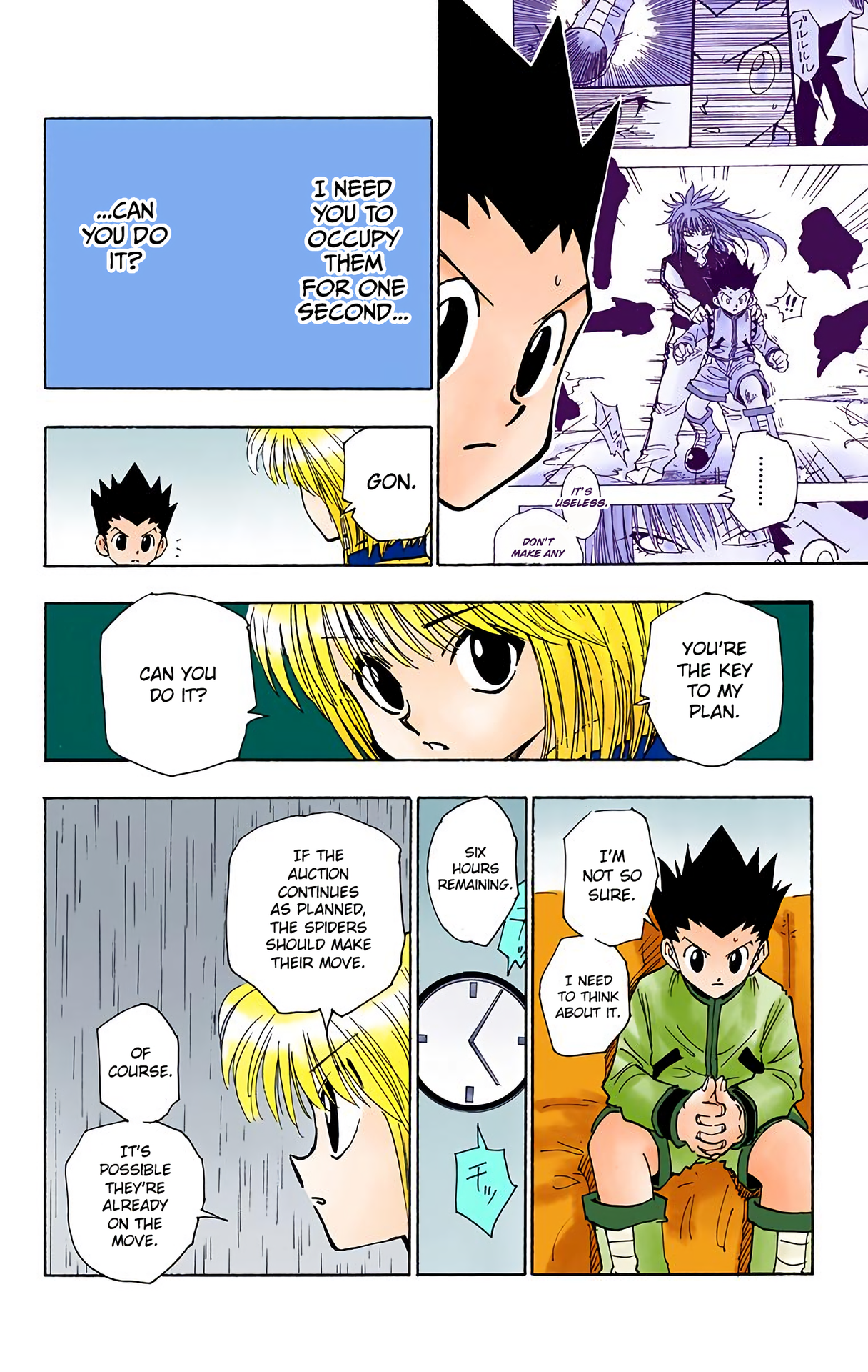 Halaman dari HUNTER x HUNTER (Official Colored) Chapter 107