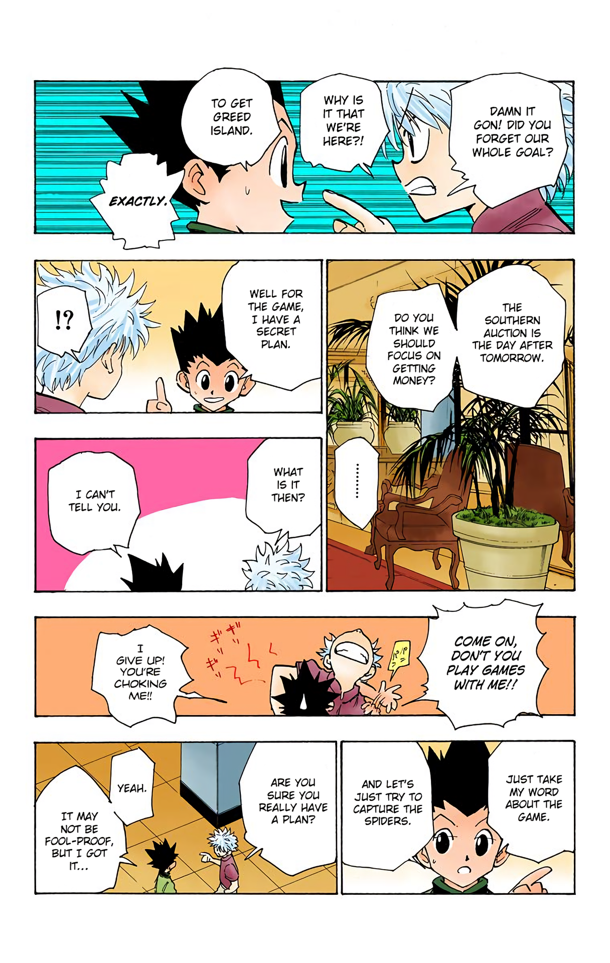 Halaman dari HUNTER x HUNTER (Official Colored) Chapter 107
