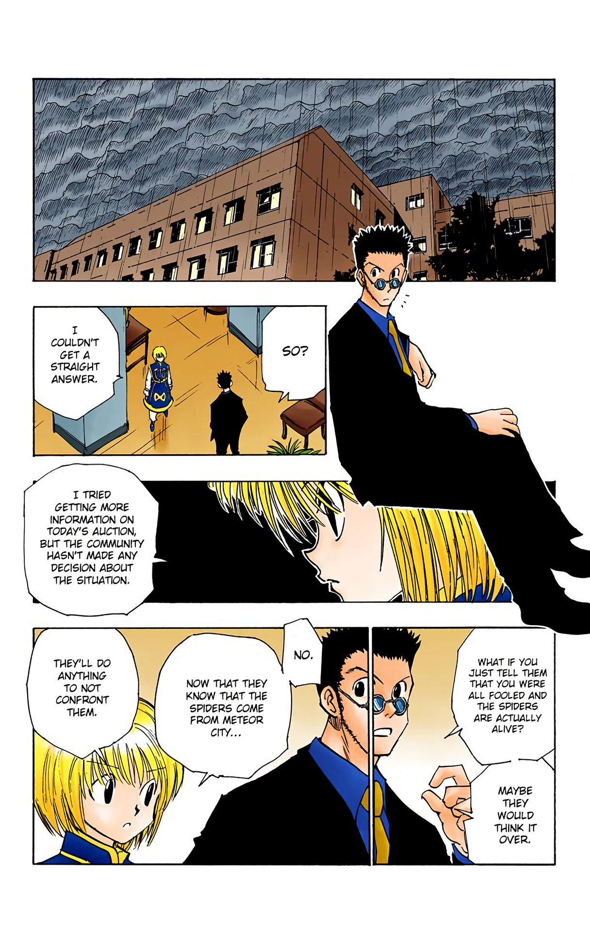Halaman dari HUNTER x HUNTER (Official Colored) Chapter 107