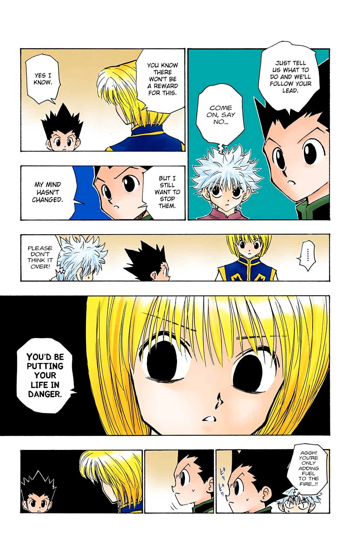 Halaman dari HUNTER x HUNTER (Official Colored) Chapter 107