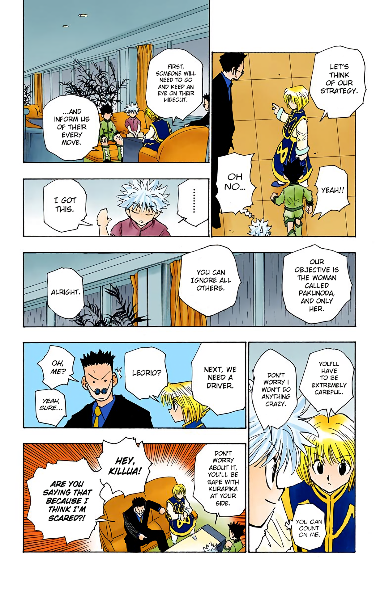 Halaman dari HUNTER x HUNTER (Official Colored) Chapter 107