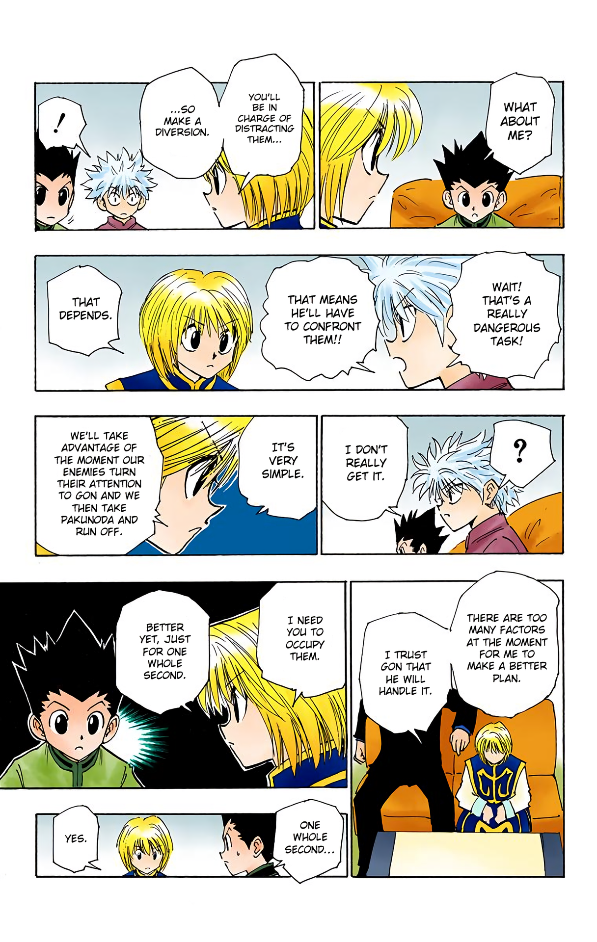 Halaman dari HUNTER x HUNTER (Official Colored) Chapter 107