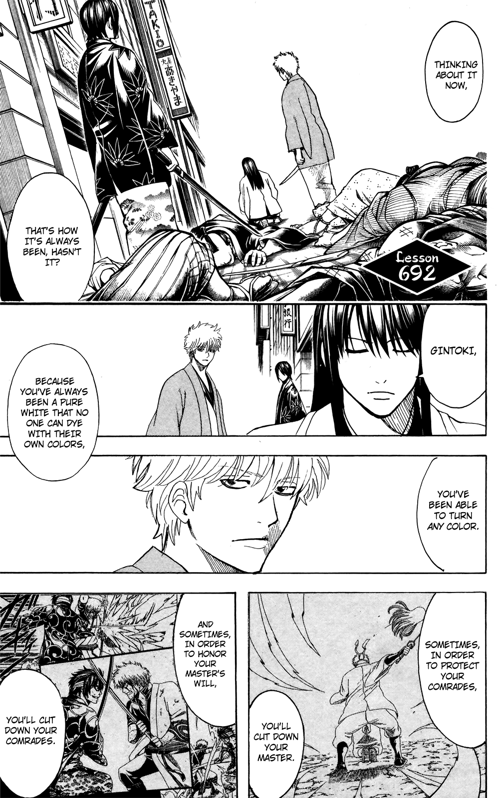 Halaman dari Gintama Chapter 692