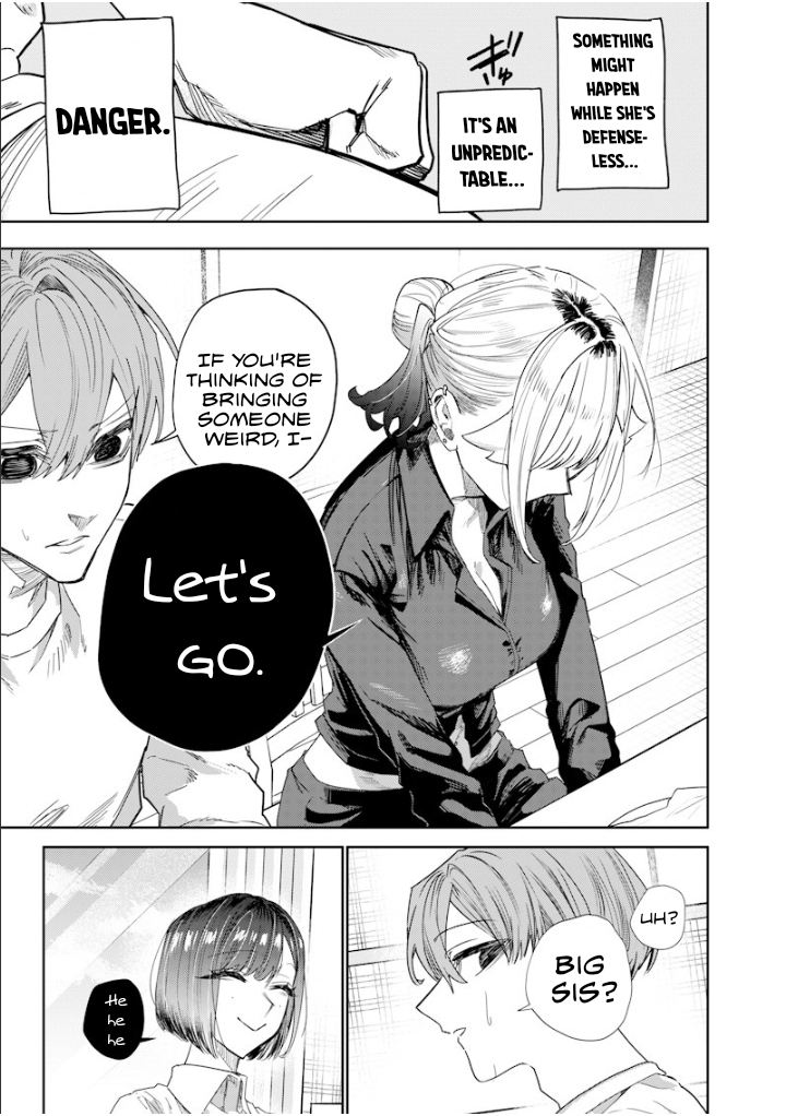 Halaman dari Namaiki na Gal Ane wo Wakaraseru Hanashi Chapter 42