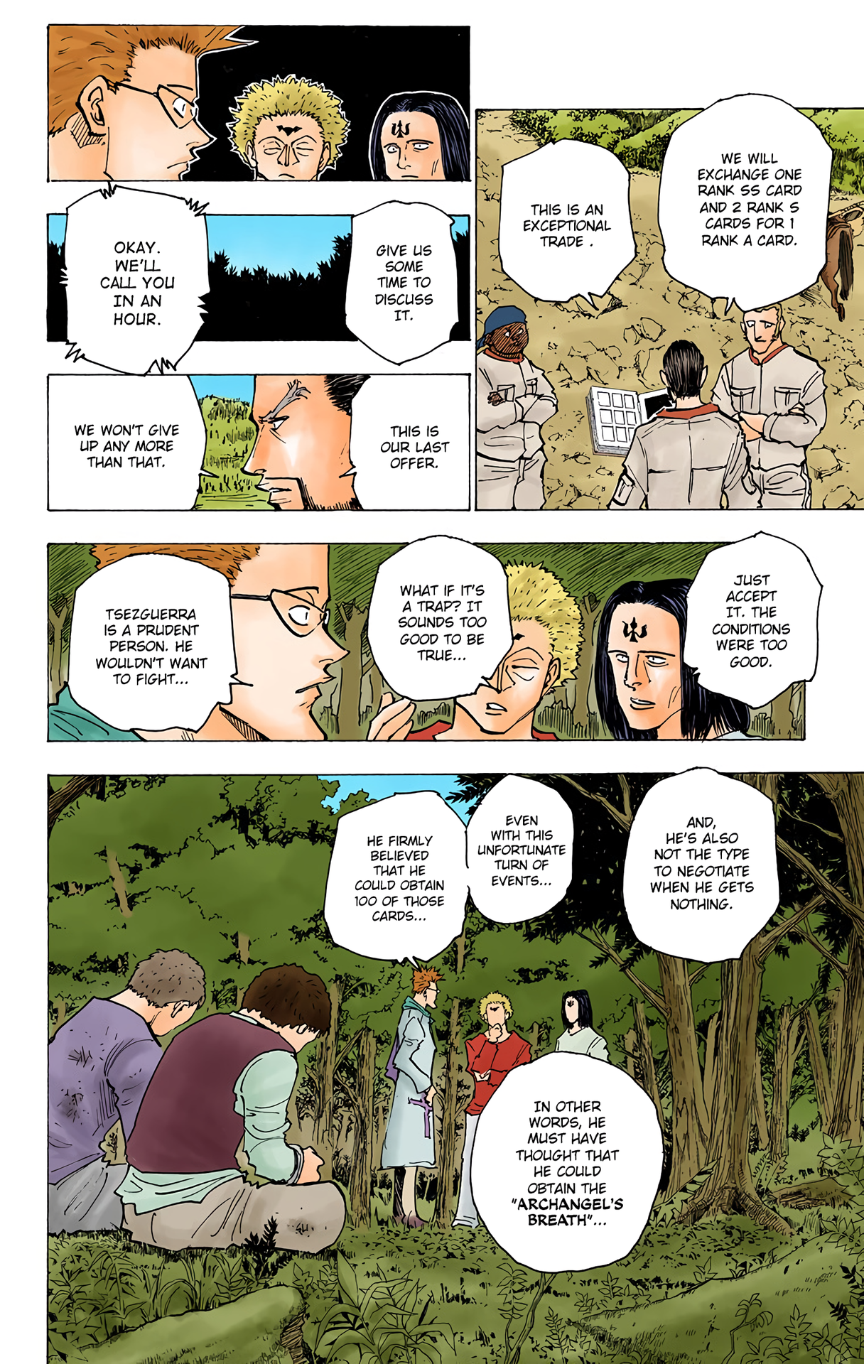Halaman dari HUNTER x HUNTER (Official Colored) Chapter 152