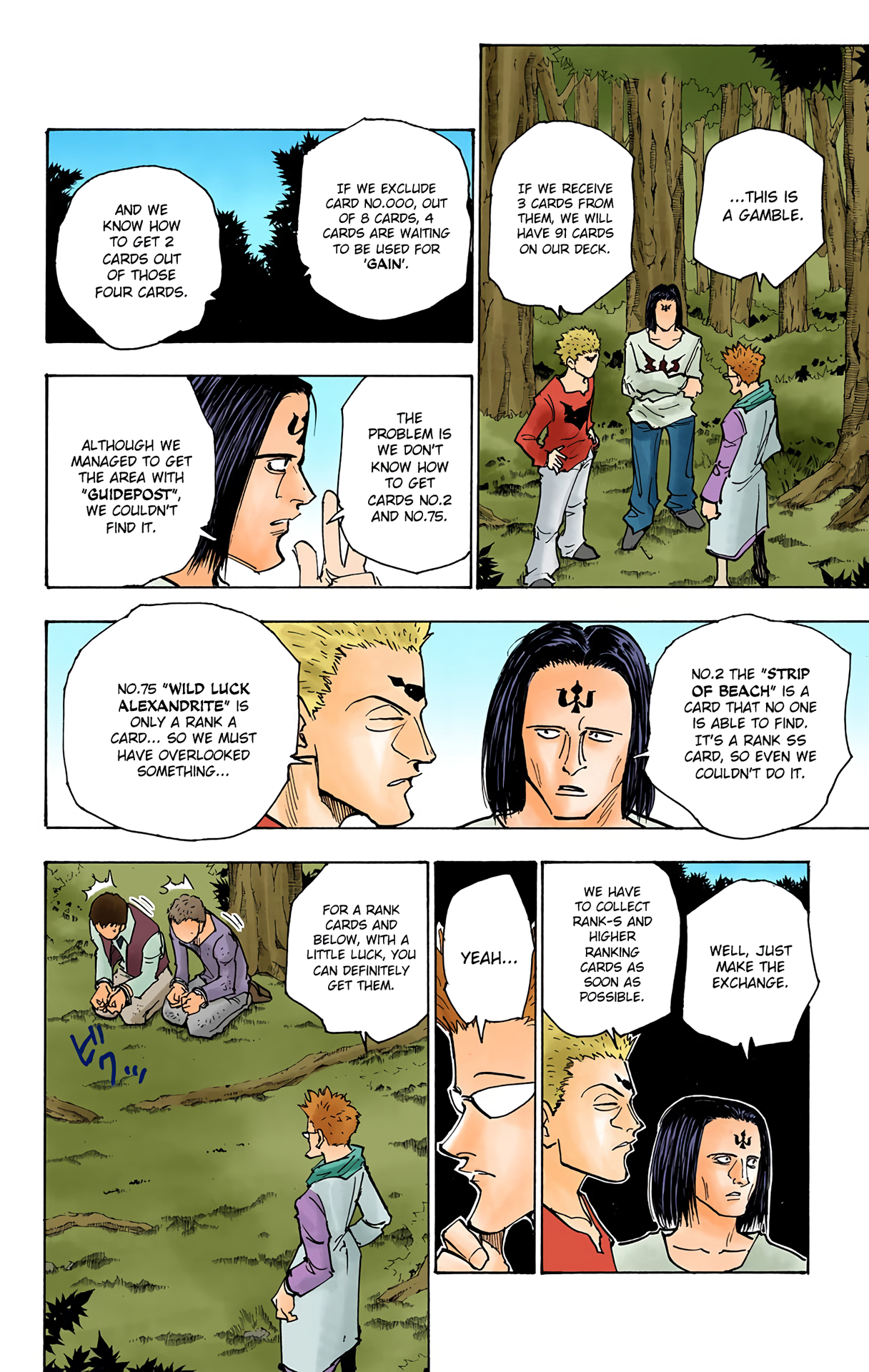 Halaman dari HUNTER x HUNTER (Official Colored) Chapter 152
