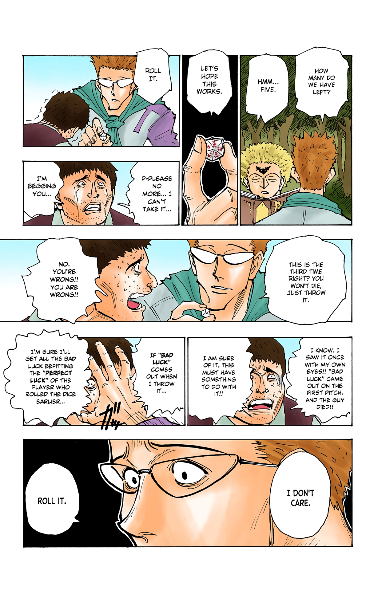 Halaman dari HUNTER x HUNTER (Official Colored) Chapter 152