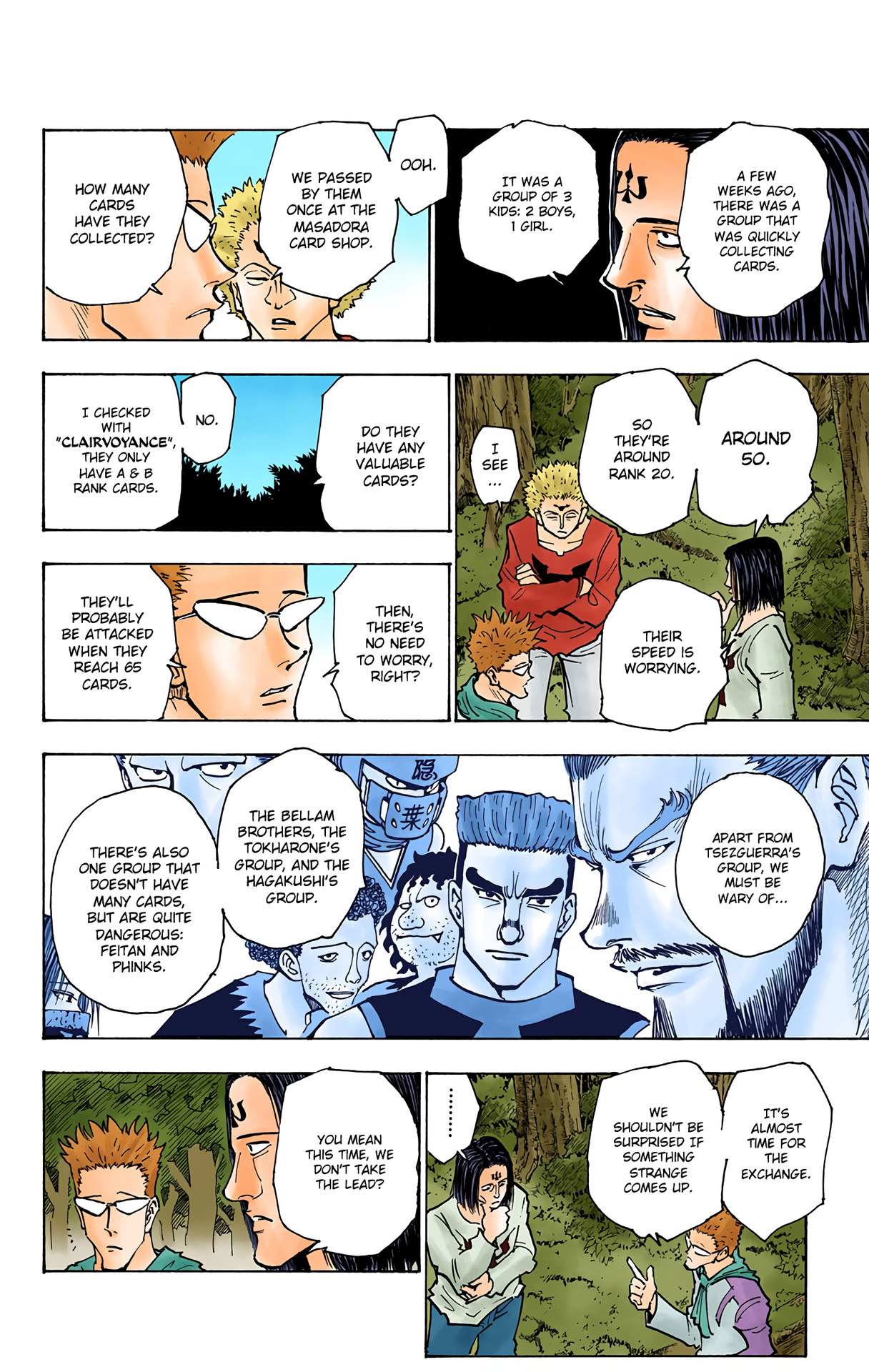 Halaman dari HUNTER x HUNTER (Official Colored) Chapter 152