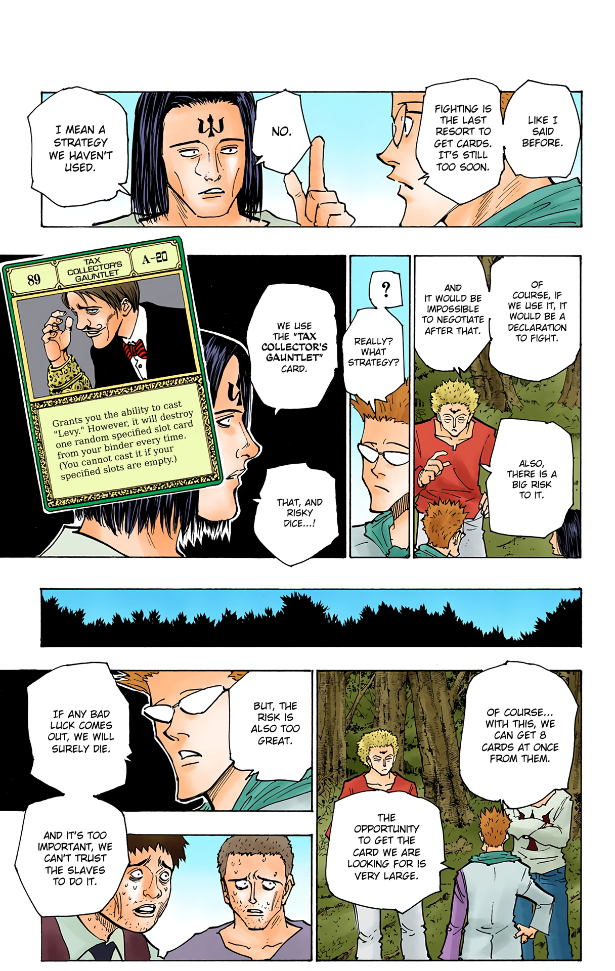 Halaman dari HUNTER x HUNTER (Official Colored) Chapter 152