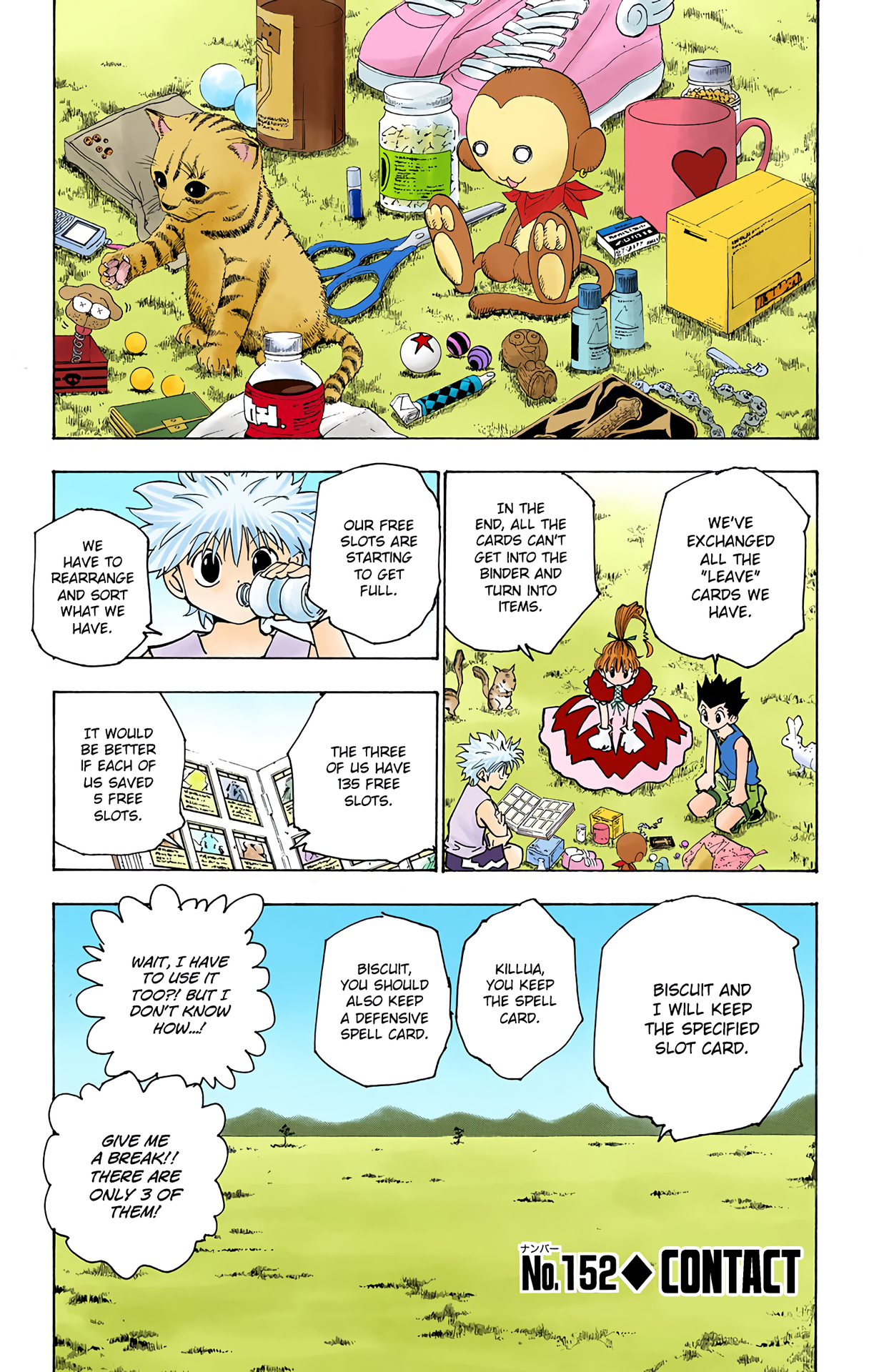 Halaman dari HUNTER x HUNTER (Official Colored) Chapter 152