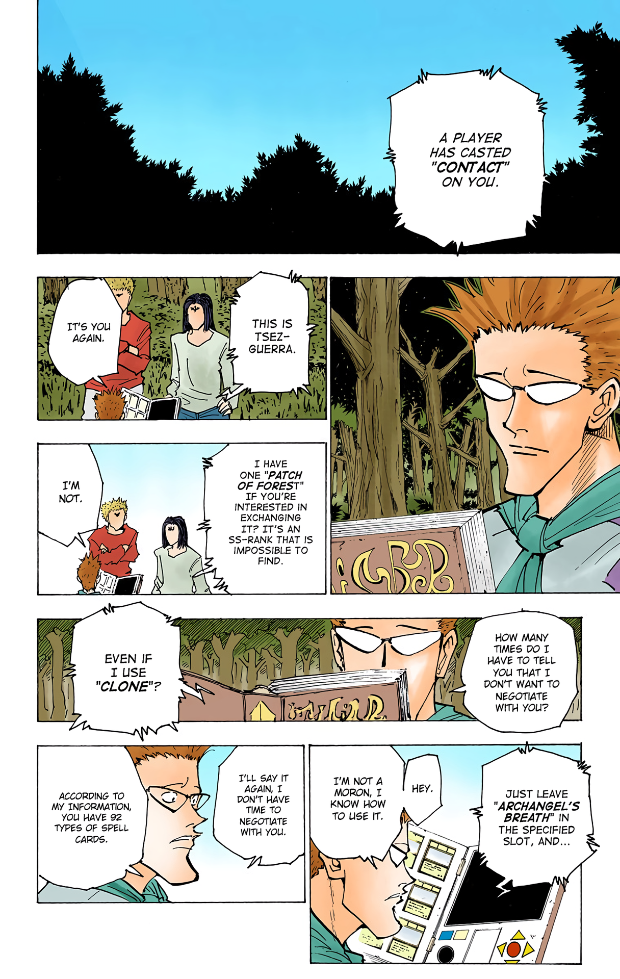 Halaman dari HUNTER x HUNTER (Official Colored) Chapter 152